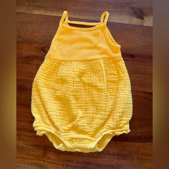 Yellow Baby Romper - Picture 1 of 2
